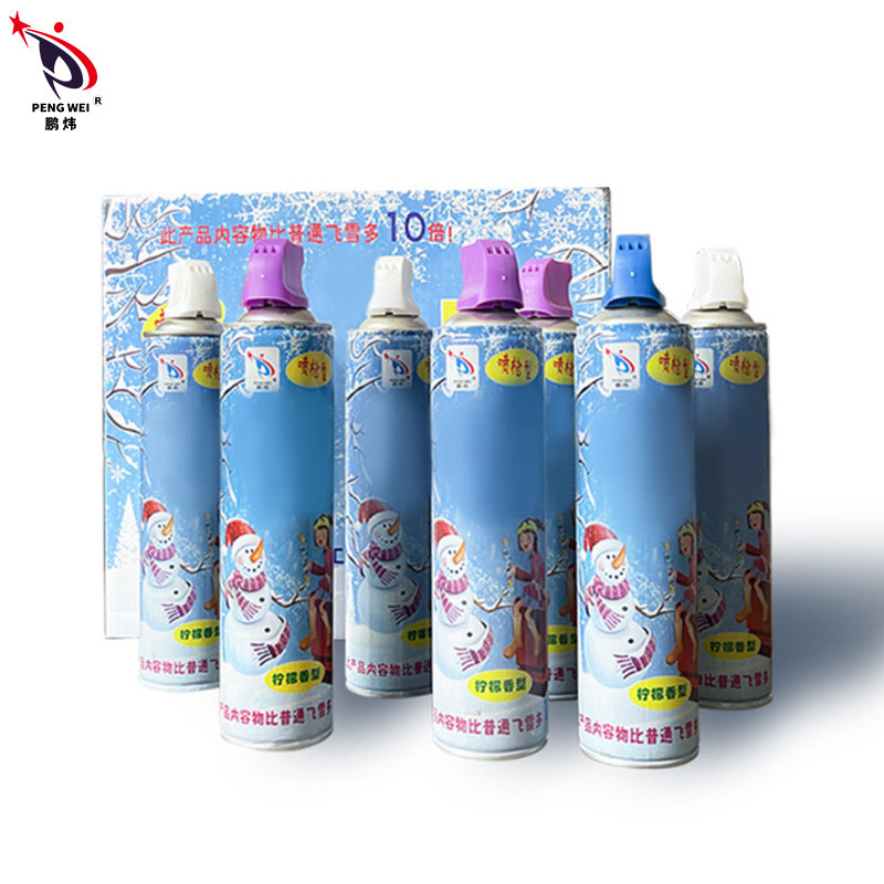 500 ml De grosse capacité Pistolet à déclencheur Mousse de neige Spray Décoration de fête de Noël